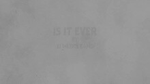 JJ Weeks Band - Is It Ever
