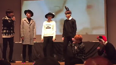 V(防弹少年团),田柾国(防弹少年团),防弹少年团 - 明洞签售会ending行大礼