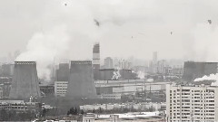 音乐短片 - 俄罗斯莫斯科城市风景 时光流逝