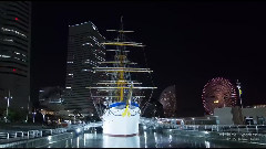 音乐短片,风景 - 日本横滨城市风光 时光流逝