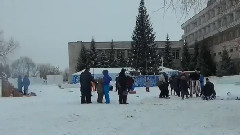 原创 - Ледовый Новогодний городок в Омскеянваря 2014 г фильм Михаила Киселёв