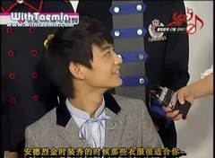 SHINee,李泰民(SHINee) - 081113.km.Wide News.校服CF拍摄_韩语中字[WithTaemin]