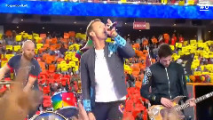 Coldplay,Bruno Mars,Beyonce - 2016年超级碗Super Bowl中场表演完整版!