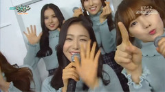 严智(GFriend),信飞(GFriend),素媛(GFriend),GFriend - Rough & 一位候补采访 - KBS音乐银行 中文字幕 16/02/12