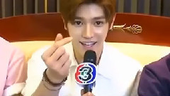 SMROOKIES - Taeyong's aegyo during a Thai television interview