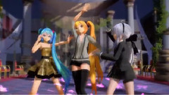 VOCALOID家族,亚北音留,初音未来 - 虎视眈眈 腿控福利