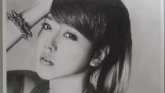 T-ara,朴昭妍(T-ara) - Day By Day Soyeon Graphite Pencil Drawing