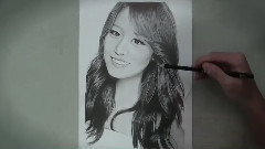 T-ara,智妍 - Roly Poly Park Jiyeon Graphite Pencil Drawing