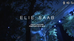 Fashion Show - Elie Saab的高级定制时装2015春夏时装show
