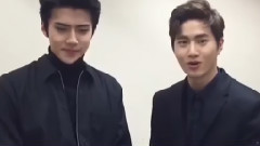 EXO - 电影<岛.消失的人们>助威视频1则