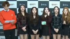 金圣柱(UNIQ),李汶翰(UNIQ),UNIQ,Red Velvet - UNIQ 音悦台 Gaon Chart后台采访Red velvet部分