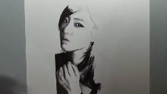 T-ara,咸慇晶(T-ara) - Ham Eunjung - Ballpoint Pen Drawing
