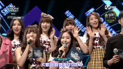 信飞(GFriend),俞宙(GFriend),BamBam(GOT7),Junior(GOT7),GFriend - M Countdown 特别舞台采访