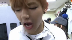 防弹少年团 - V is wearing BOMB