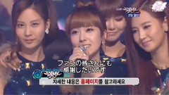 Jessica,Sunny(少女时代),徐贤(少女时代),秀英(少女时代),少女时代 - 采访 & OH & Hoot &一位受赏