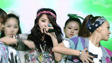 4minute - Dream Racer SBS人气歌谣现场版 120415