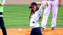 Jessica - 首尔职业棒球赛开球 主-Jessica 饭拍版
