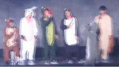EXO - 动物睡衣舞蹈接力