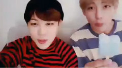 防弹少年团,JIMIN(防弹少年团),V(防弹少年团) - V live 泰泰吃冰棍(Feat.Jimin)