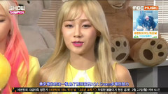 金澯美(AOA),申惠晶(AOA),徐酉奈(AOA),AOA CREAM,AOA - MBC Show Champion 后台采访Cut 中文字幕