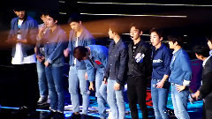EXO - 音乐风云榜EXO表演 台上采访全程