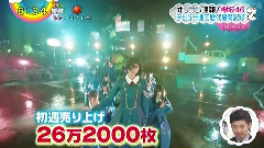 欅坂46,乃木坂46,AKB48 - ZIP! 欅坂46 デビュー曲で歴代最高記録