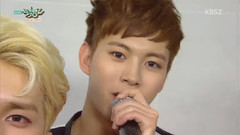 赫(VIXX),Ken(VIXX),郑恩地(Apink),VIXX,Apink - KBS音乐银行 一位候补待机室采访