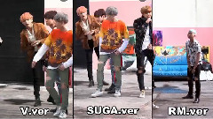 防弹少年团,V(防弹少年团),SUGA(防弹少年团),Rap Monster(防弹少年团) - Fire单人Focus三人拼合版第二弹