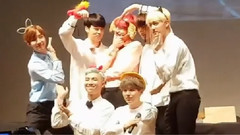V(防弹少年团),田柾国(防弹少年团),防弹少年团 - 明洞签名会更新:片花剪辑