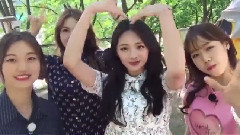 I.O.I - 宣传今晚9点 Guerrilla Concert