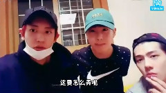 吴世勋(EXO),朴灿烈(EXO),SUHO(EXO),EXO,EXO-K - V俊勉生日惊喜之 灿烈&世勋 三合一中字