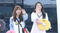 I.O.I,林娜荣(PRISTIN),周洁琼(PRISTIN),磪有情,金素慧(I.O.I) - 仁川机场送机 饭拍版 16/05/23