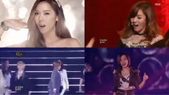 Jessica,Sunny(少女时代),Yuri(少女时代),秀英(少女时代),少女时代 - The Boys MV & 现场四合一混合版