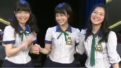HKT48 - HKT48 チームKIV'最終ベルが鳴る'公演 朝長美桜生誕祭 渕上舞,朝長美桜,本村碧唯 公演終了後心得