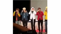 SUGA(防弹少年团),JIMIN(防弹少年团),JIN(防弹少年团),田柾国(防弹少年团),防弹少年团 - < 花样年华Young Forever >签名会搞笑可爱合集