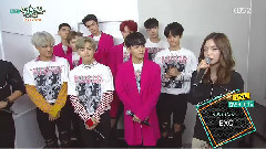 EXO - 待机室采访 - KBS音乐银行 现场版 16/06/10