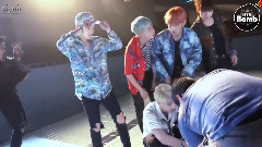 防弹少年团 - 'FIRE' MV Shooting - Free gesture Time