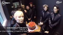 EXO - M!Countdown EXO一位庆祝视频一则