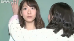 渡边麻友,柏木由纪 - TeamB公演后台mayuki壁咚