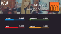 华莎(MAMAMOO),辉人(MAMAMOO),玟星(MAMAMOO),颂乐(MAMAMOO),MAMAMOO - 你最完美(You're The Best)