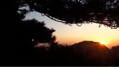 音乐短片 - 美丽的黄山日出