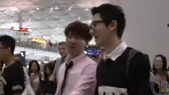 EXO - 中韩歌会首都机场接机