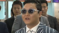 Psy - 韩国机场离国赴美宣传新闻