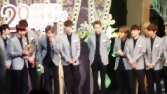 EXO,EXO-M,EXO-K - 韩国演艺艺术奖 颁奖发言