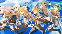 初音未来,动漫专属,IA,gumi,镜音双子 - 进击的巨人 OP