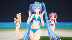 初音未来,镜音双子,重音teto,VOCALOID家族 - Freely Tomorrow
