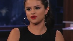 Selena Gomez - Jimmy Kimmel Live 采访