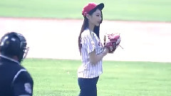 Nine Muses - 首尔蚕室棒球场 棒球赛开球