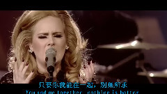 Adele - Set Fire To The Rain(烈雨焚情) 中英字幕 (星夜兼程制)