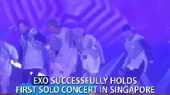 EXO - ArirangTV Showbiz EXO Concert In Singapore
